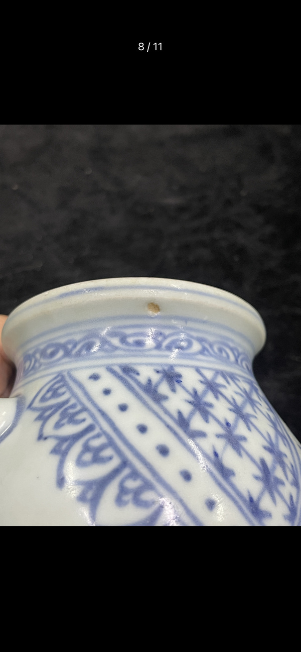 古玩陶瓷青花香爐拍賣，當前價格40000元