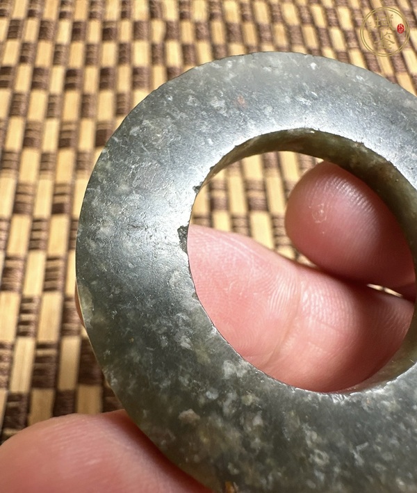 古玩玉器仿古玉環真品鑒賞圖