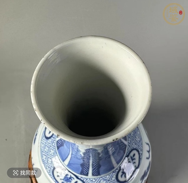 古玩陶瓷青花龍紋瓶真品鑒賞圖