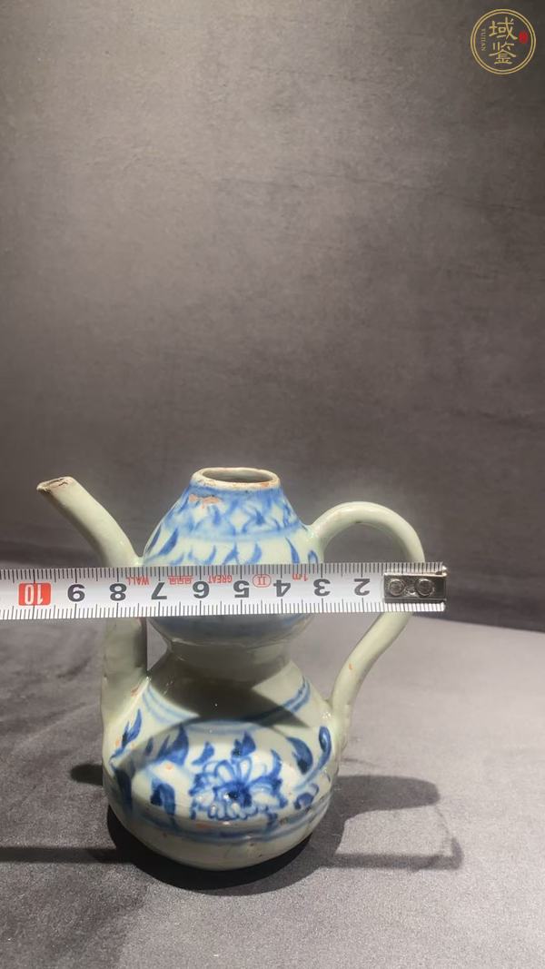 古玩陶瓷青花葫蘆執壺真品鑒賞圖