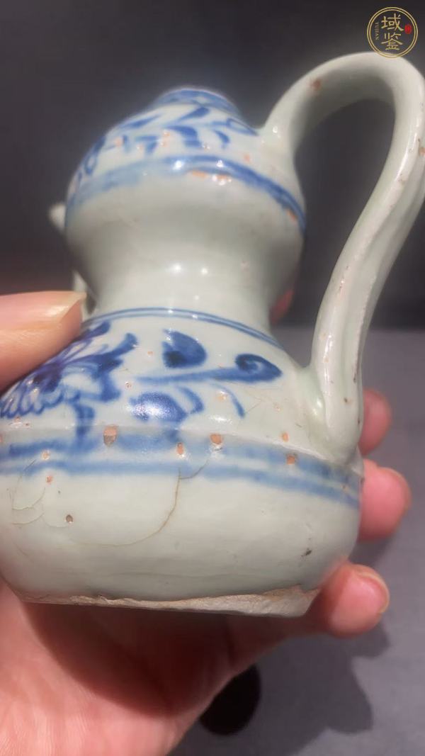 古玩陶瓷青花葫蘆執壺真品鑒賞圖