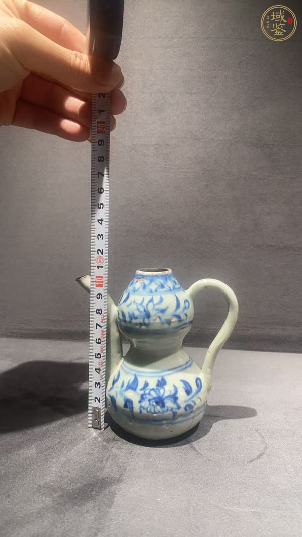 古玩陶瓷青花葫蘆執壺真品鑒賞圖