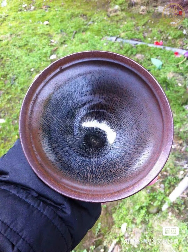 古玩陶瓷建窯兔毫盞真品鑒賞圖
