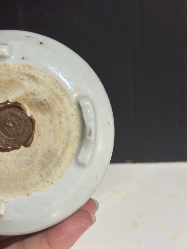 古玩陶瓷龍紋青花三足筒式香爐拍賣，當前價格1800元