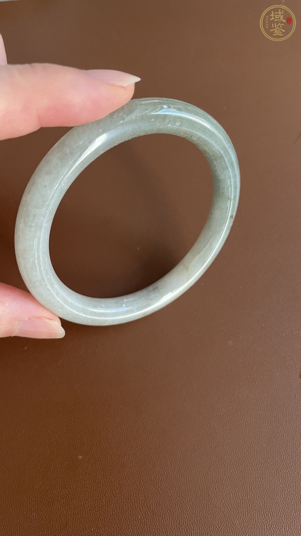 古玩玉器天然翡翠手鐲真品鑒賞圖