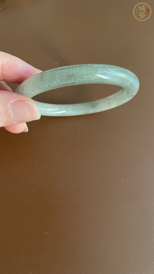 古玩玉器天然翡翠手鐲真品鑒賞圖