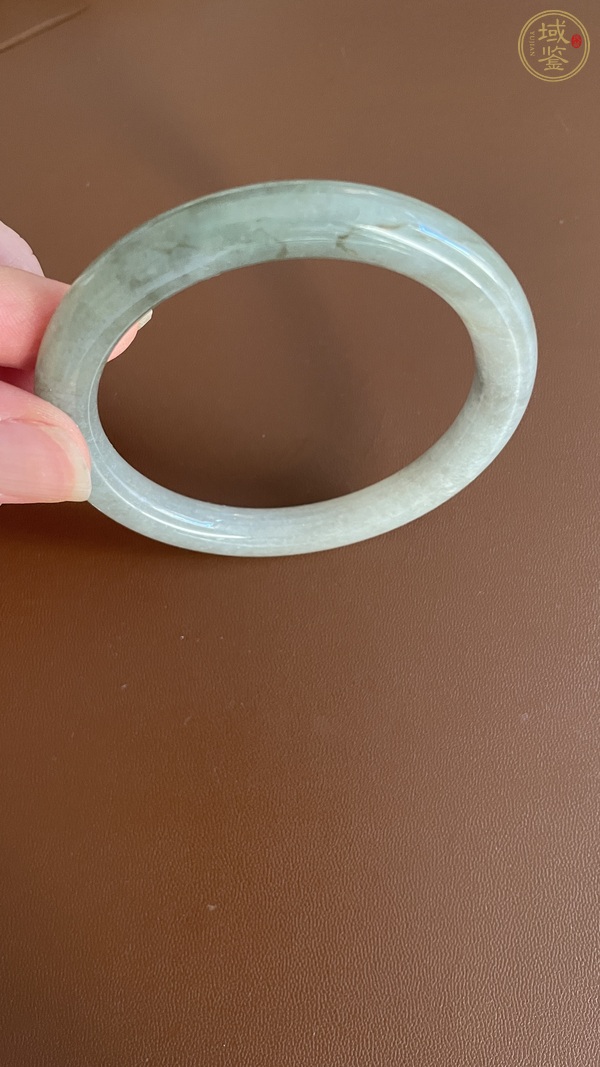 古玩玉器天然翡翠手鐲真品鑒賞圖