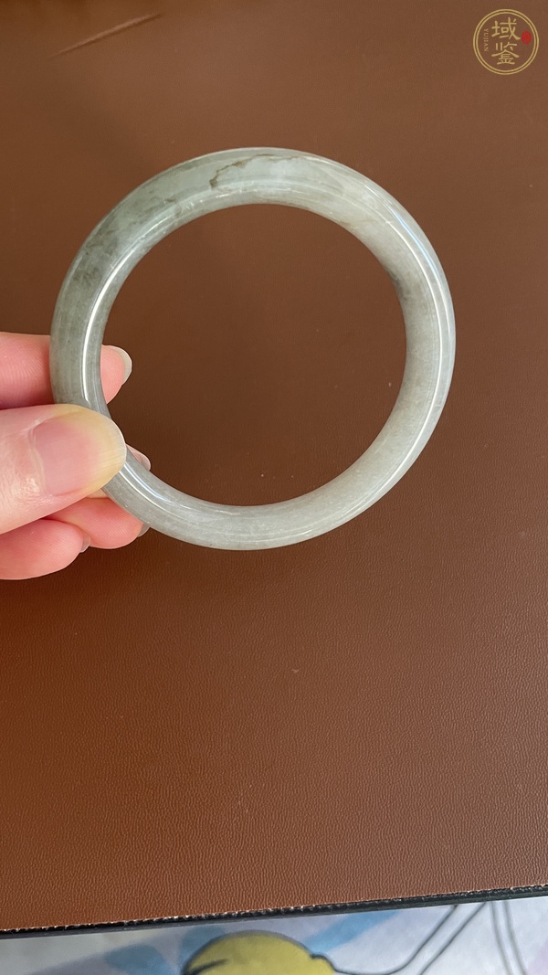 古玩玉器天然翡翠手鐲真品鑒賞圖