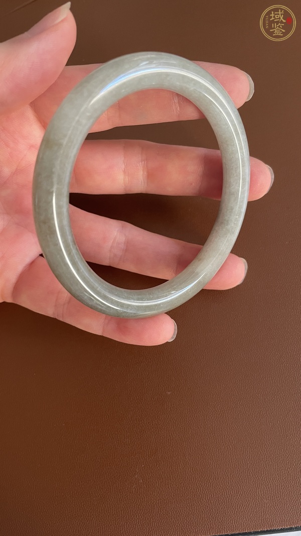 古玩玉器天然翡翠手鐲真品鑒賞圖