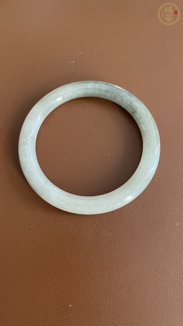 古玩玉器天然翡翠手鐲真品鑒賞圖