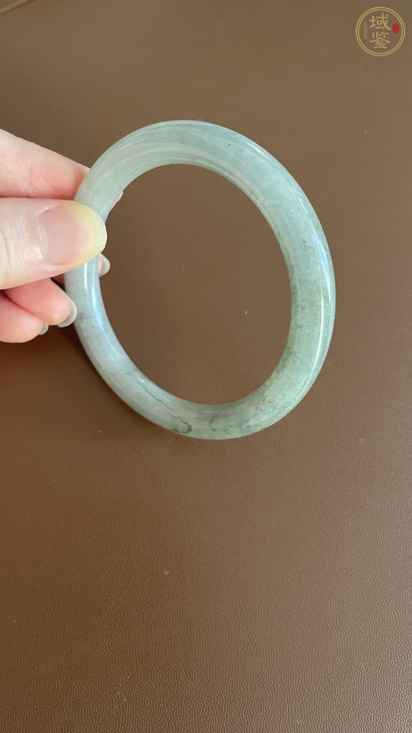 古玩玉器天然翡翠手鐲真品鑒賞圖