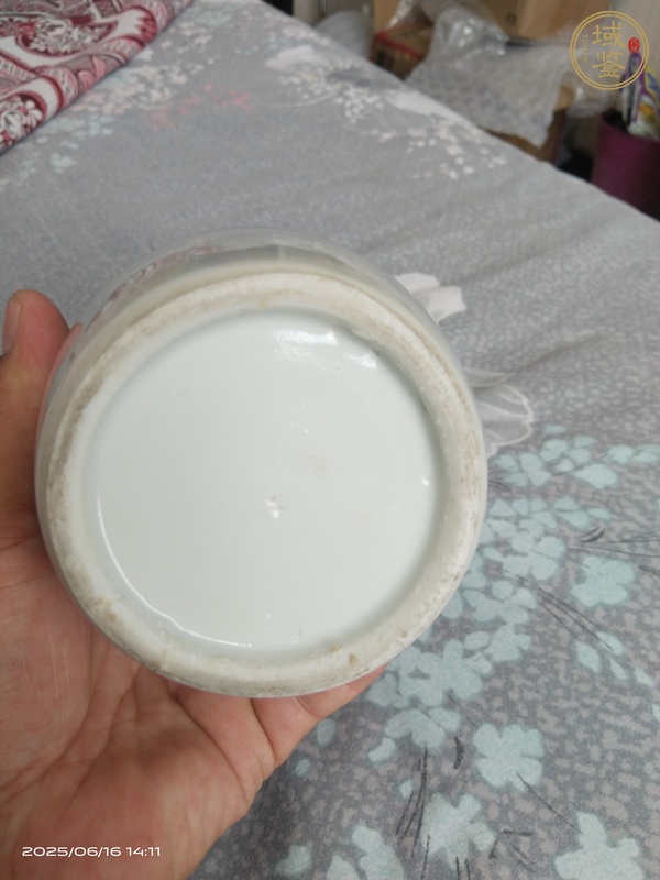 古玩陶瓷山水紋青花瓶真品鑒賞圖