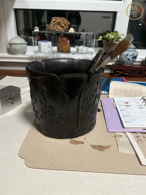 古玩雜項筆筒真品鑒賞圖