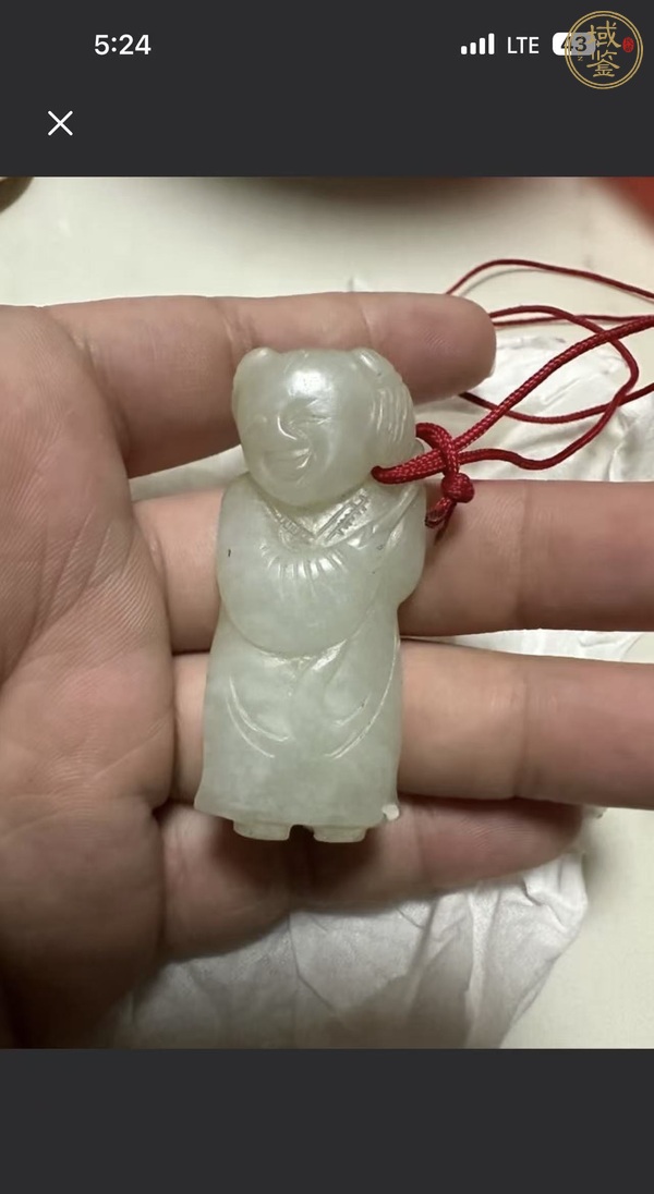 古玩玉器和田玉雕“童子”真品鑒賞圖