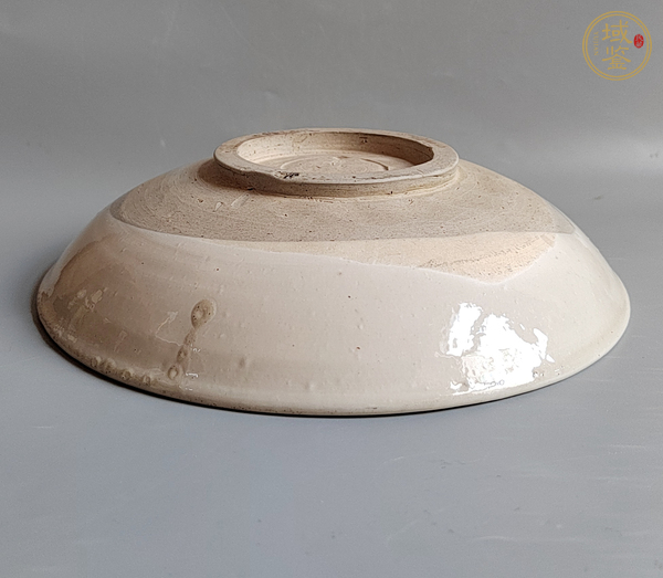 古玩陶瓷磁州窯壽桃盤真品鑒賞圖
