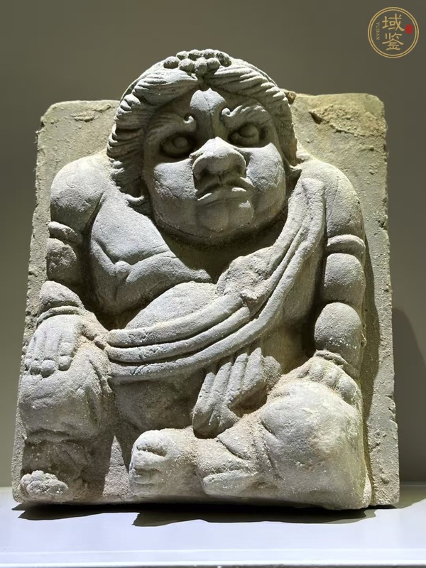 古玩陶瓷胡人力士磚雕真品鑒賞圖