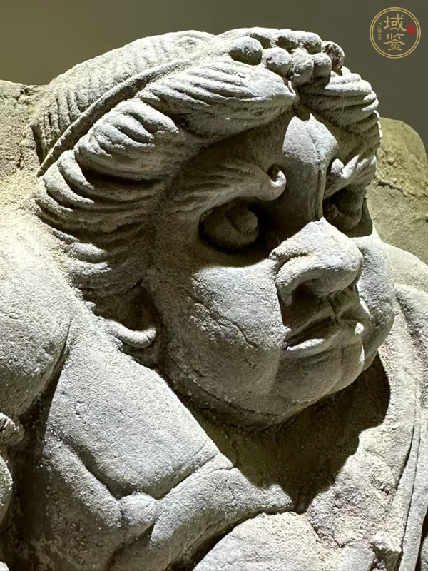 古玩陶瓷胡人力士磚雕真品鑒賞圖