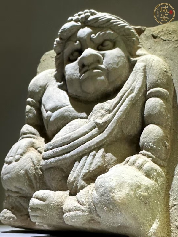 古玩陶瓷胡人力士磚雕真品鑒賞圖