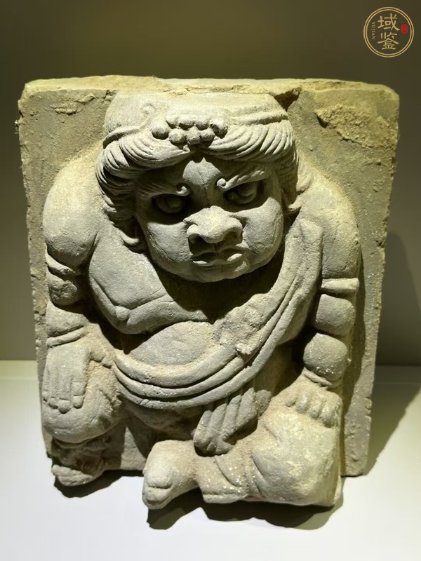 古玩陶瓷胡人力士磚雕真品鑒賞圖