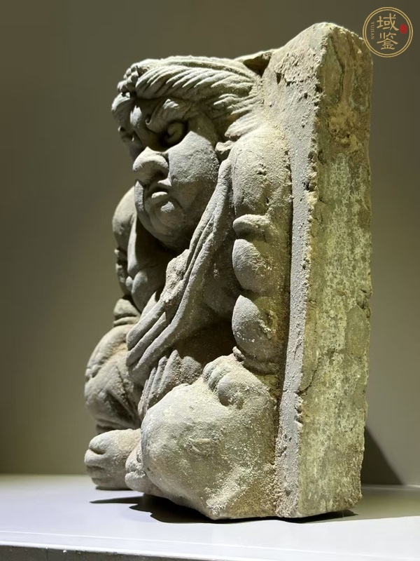 古玩陶瓷胡人力士磚雕真品鑒賞圖