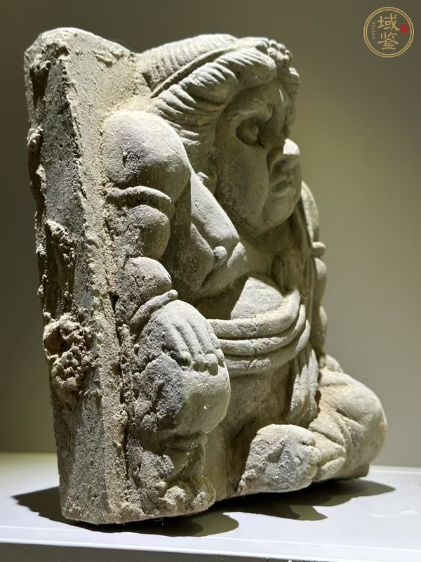 古玩陶瓷胡人力士磚雕真品鑒賞圖