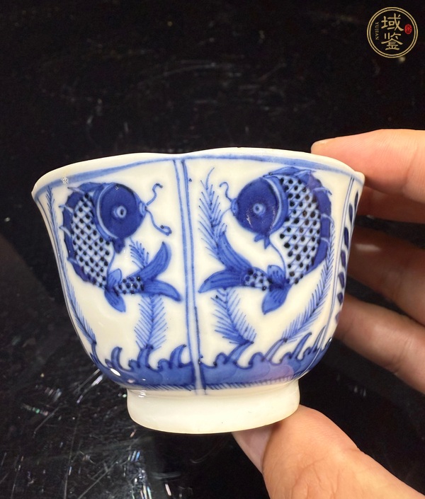 古玩青花杯真品鑒賞圖