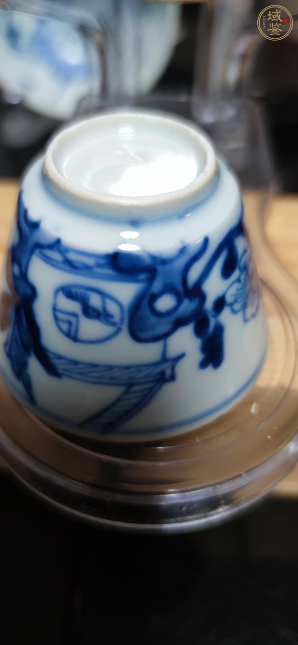 古玩陶瓷青花杯碟真品鑒賞圖