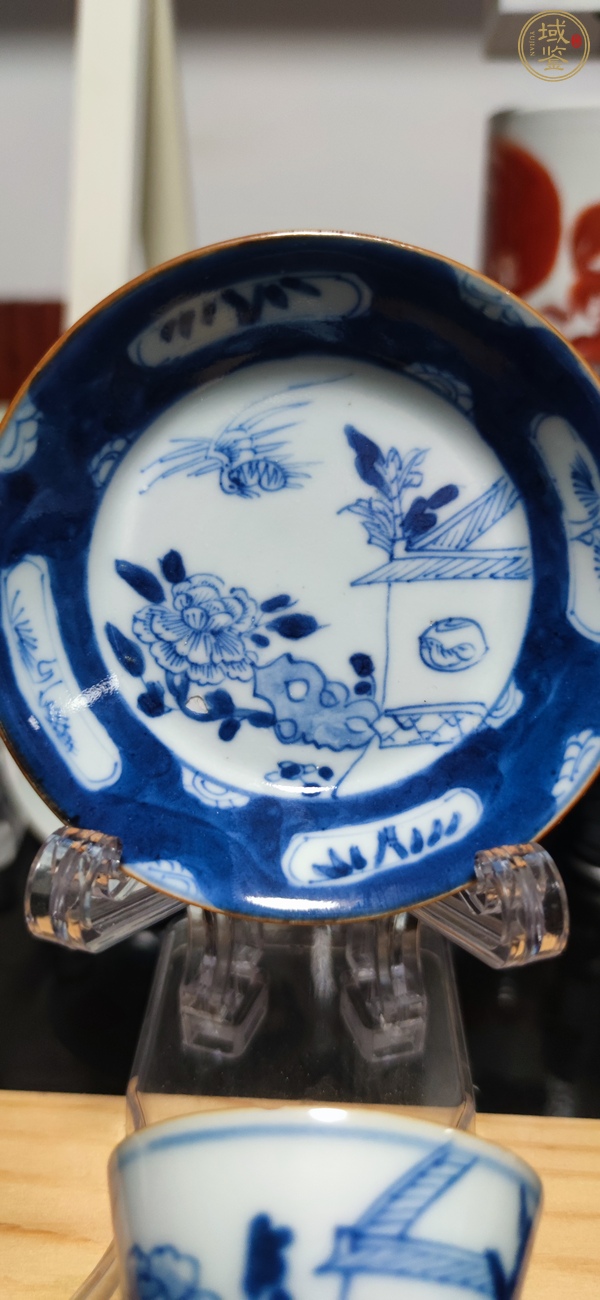 古玩陶瓷青花杯碟真品鑒賞圖