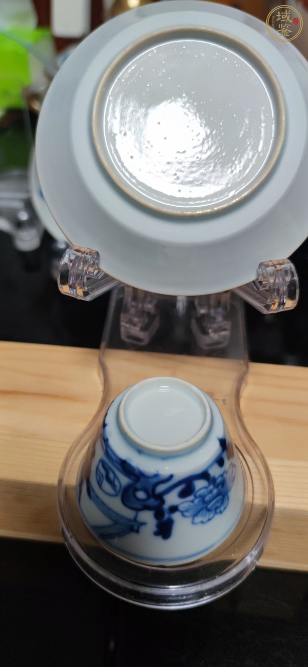 古玩陶瓷青花杯碟真品鑒賞圖