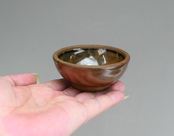 古玩陶瓷明末清初.窯變黑釉茶盞拍賣,當(dāng)前價格1元