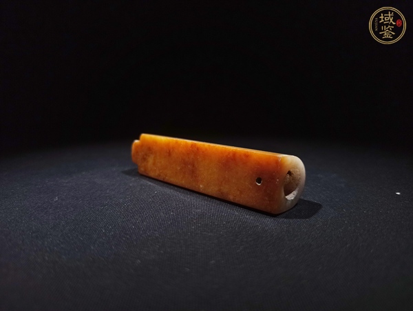 古玩玉器翡翠雕“素紋翎管”真品鑒賞圖