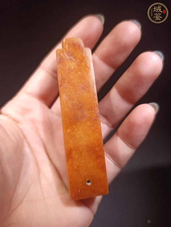 古玩玉器翡翠雕“素紋翎管”真品鑒賞圖