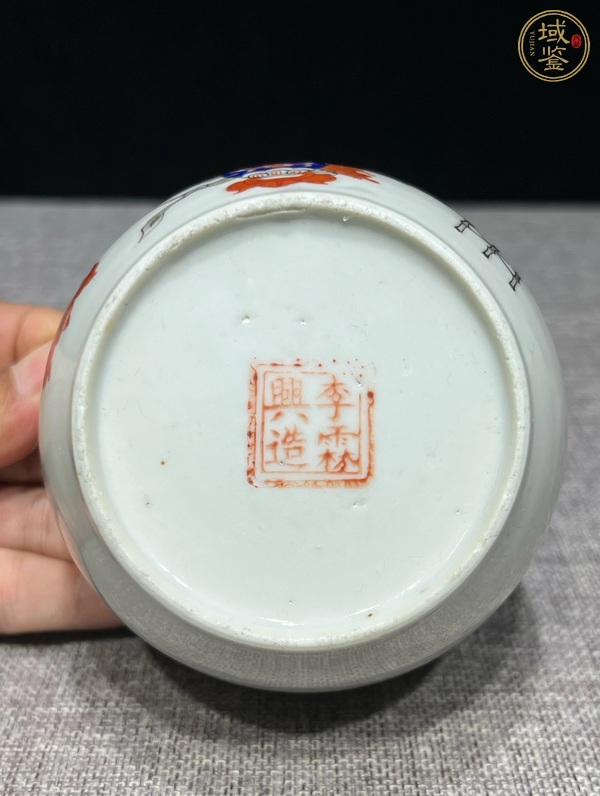 古玩陶瓷博古圖蓋缸真品鑒賞圖