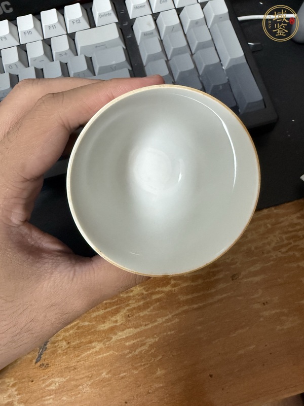 古玩陶瓷青花杯真品鑒賞圖