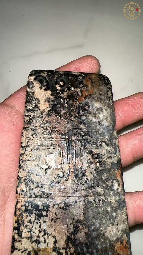古玩玉器地方玉鉞真品鑒賞圖