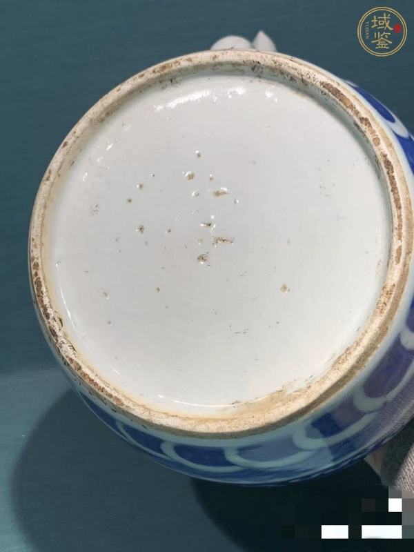 古玩陶瓷龍紋青花提梁壺真品鑒賞圖