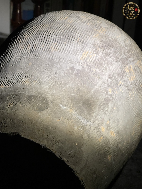 古玩陶瓷漢繩紋罐真品鑒賞圖