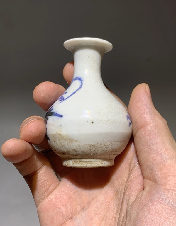 古玩陶瓷青花玉壺春瓶拍賣，當前價格450元