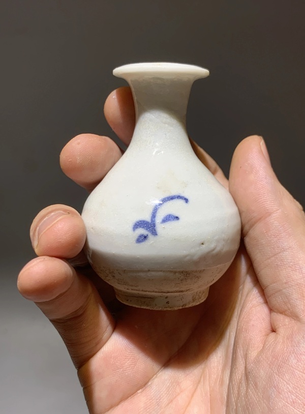 古玩陶瓷青花玉壺春瓶拍賣，當前價格450元