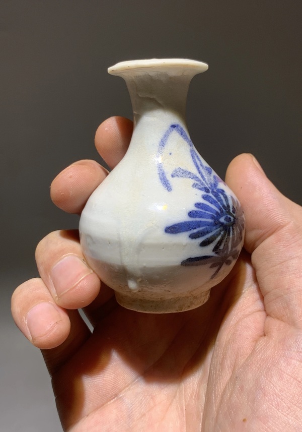 古玩陶瓷青花玉壺春瓶拍賣，當前價格450元