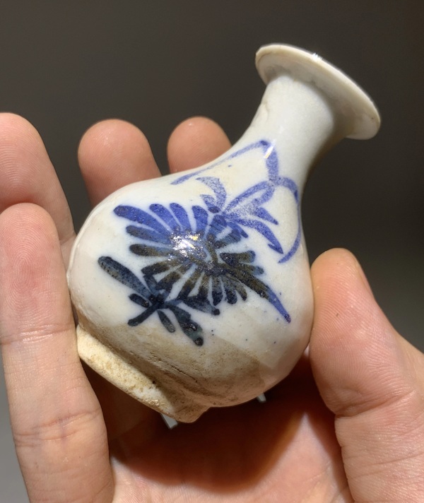 古玩陶瓷青花玉壺春瓶拍賣，當前價格450元