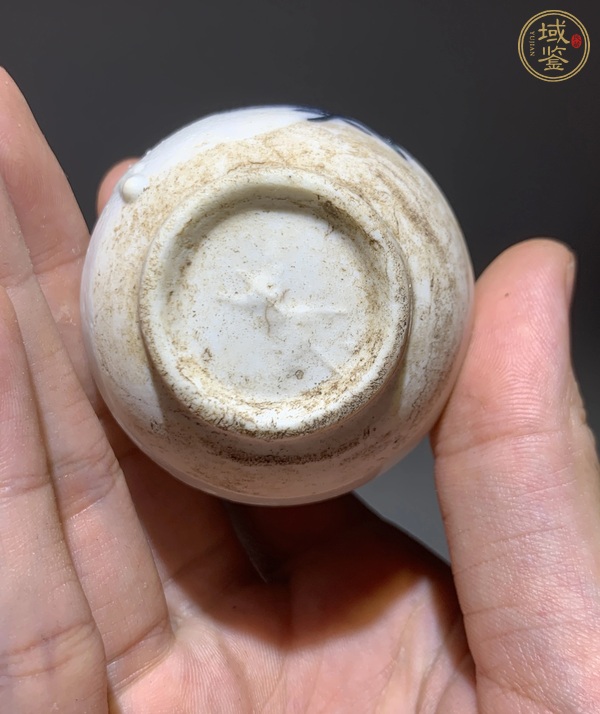 古玩陶瓷青花玉壺春瓶真品鑒賞圖