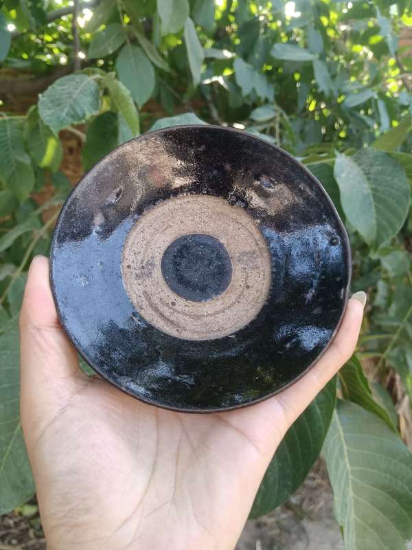古玩陶瓷元末明初～窯變黑釉茶盞拍賣，當前價格0元