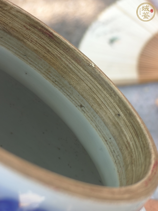 古玩陶瓷連生貴子圖青花將軍罐真品鑒賞圖