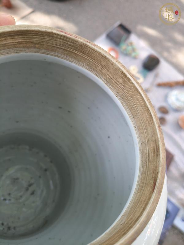 古玩陶瓷連生貴子圖青花將軍罐真品鑒賞圖
