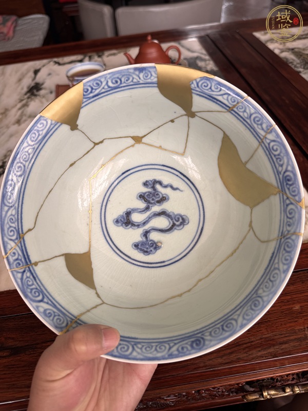 古玩陶瓷龍紋青花碗真品鑒賞圖