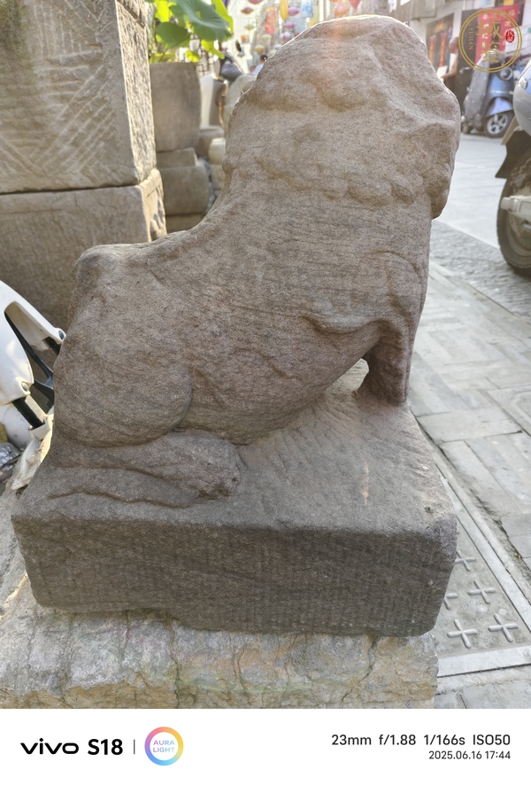 古玩雜項石獅真品鑒賞圖