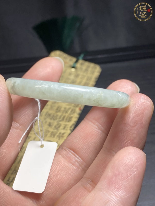 古玩玉器天然翡翠“素紋環”真品鑒賞圖