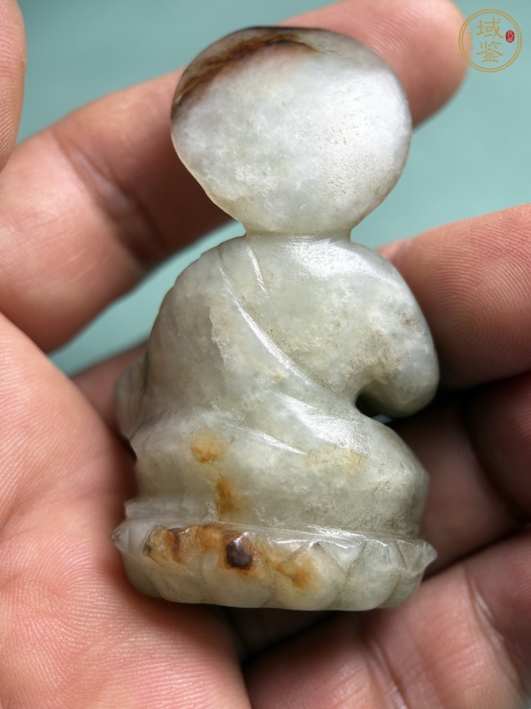古玩玉器六朝玉佛像真品鑒賞圖