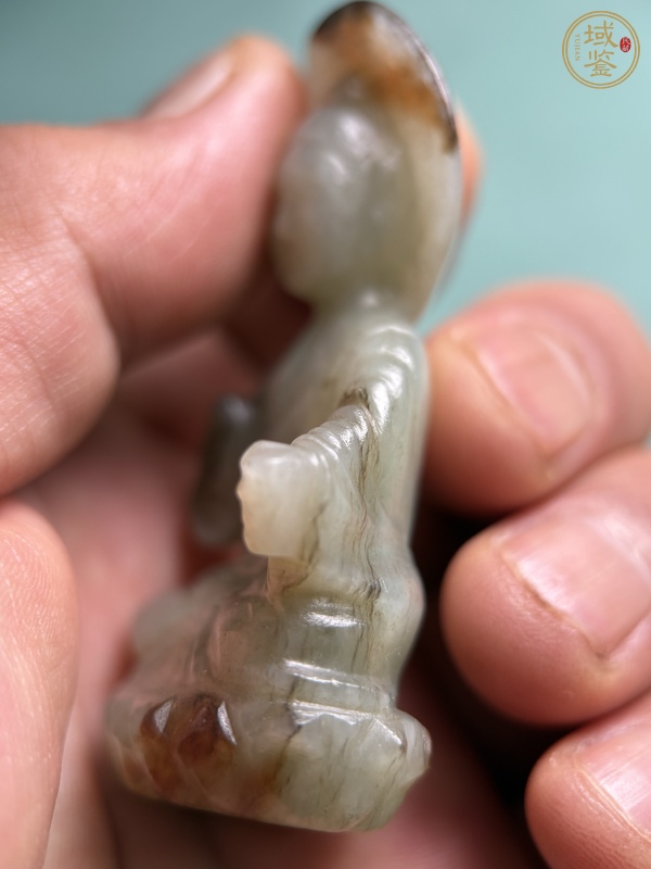 古玩玉器六朝玉佛像真品鑒賞圖